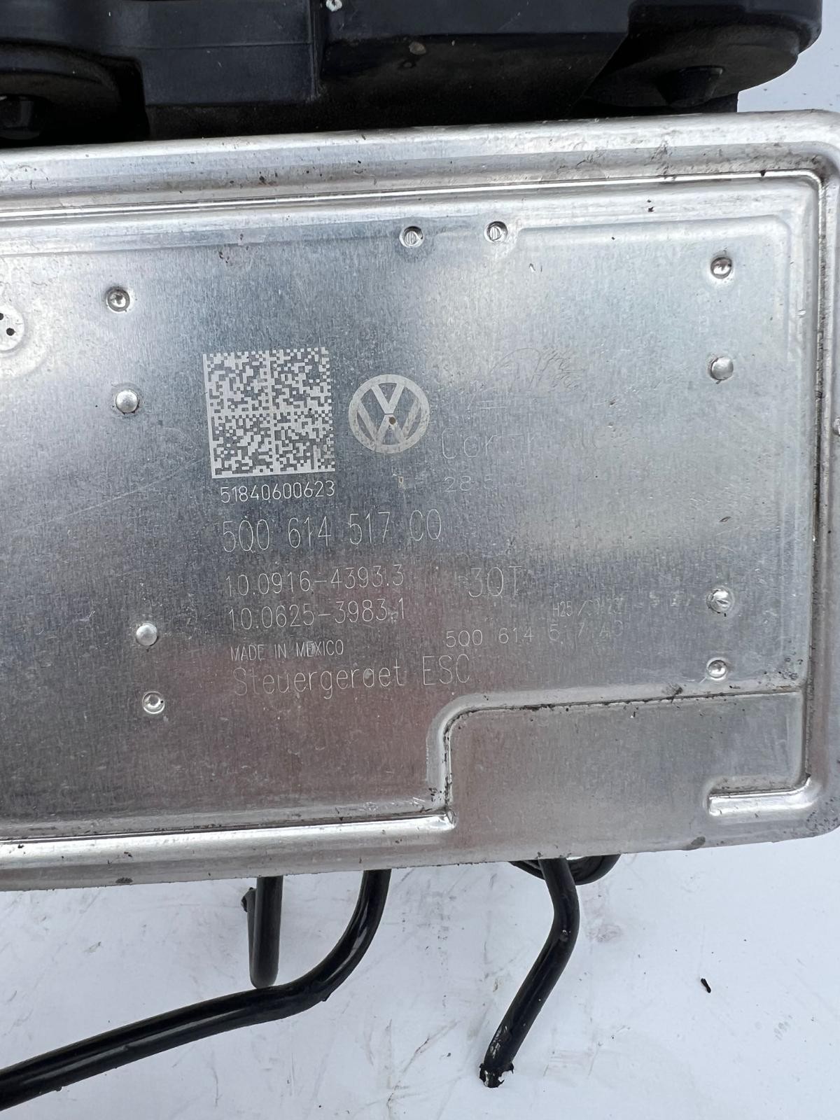 2018 Volkswagen Tiguan 5NA 06/2016-2024 ABS PUMP MODULATOR 5Q0614517CQ image 2