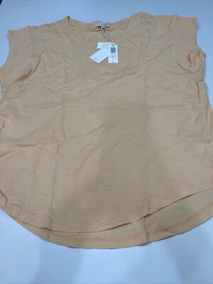 Z Supply- Women's Light Orange Sleeveless Shirt- Size S