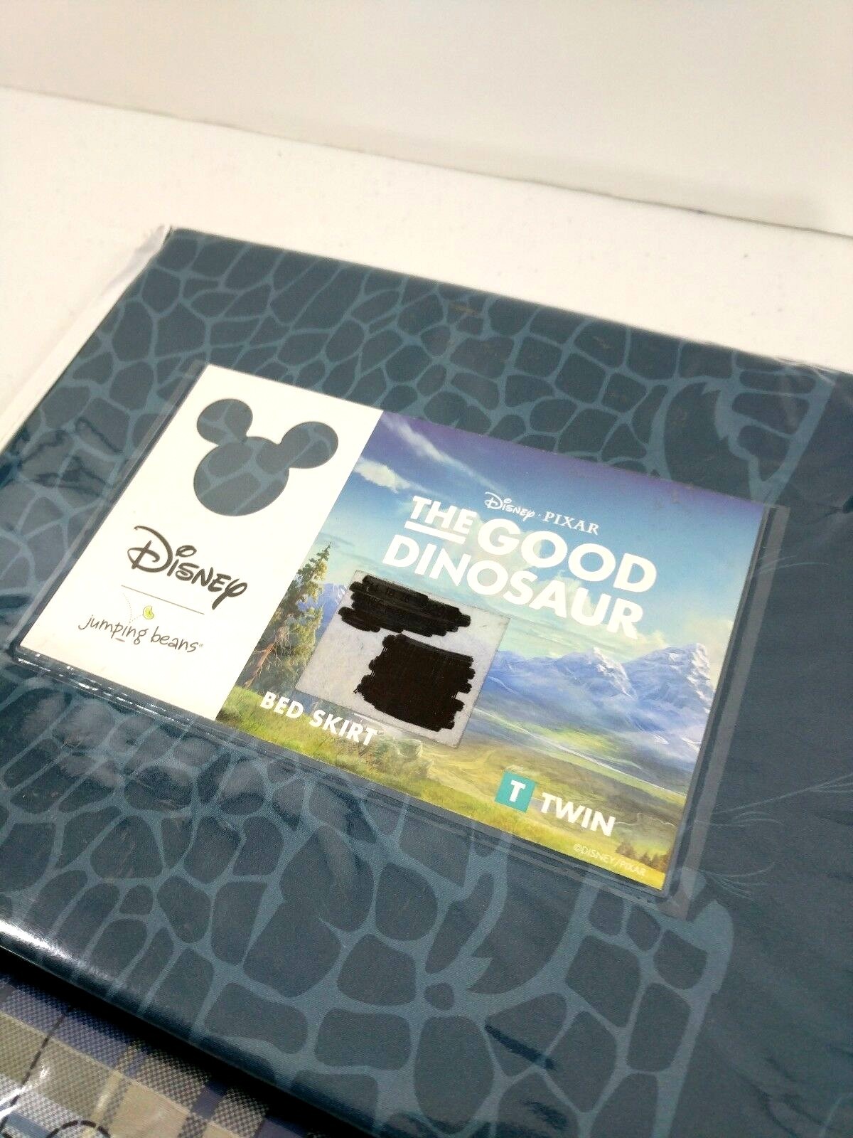 Disney Jumping Beans The Good Dinosaur & Mickey Mouse Bedskirt Twin Lot of 2 New