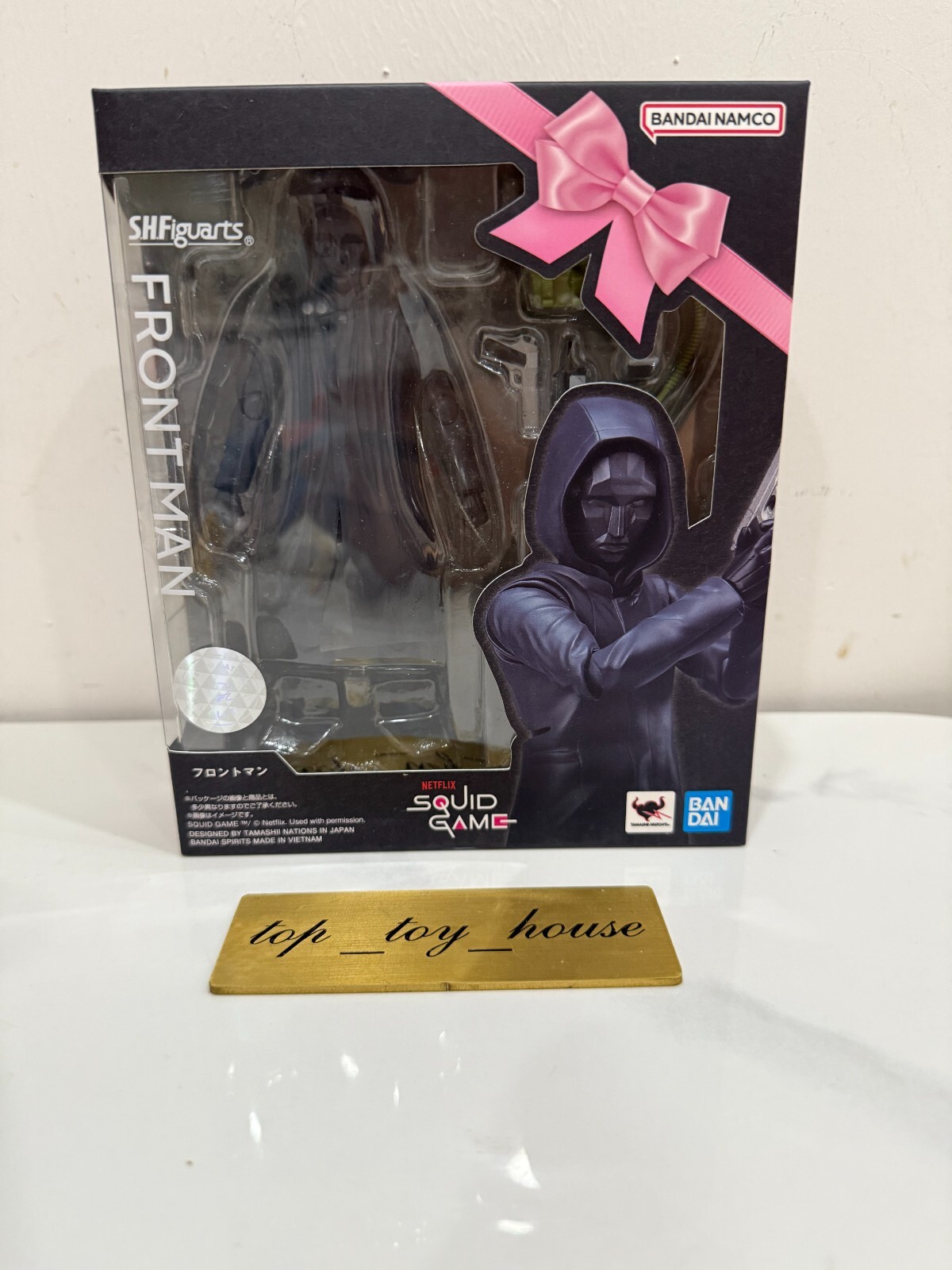 R*.様 週末価格新品未開封SHFiguarts FRONT MAN SQUID Bandai S.H.Figuarts Front Man Squid Game Action Figure SH