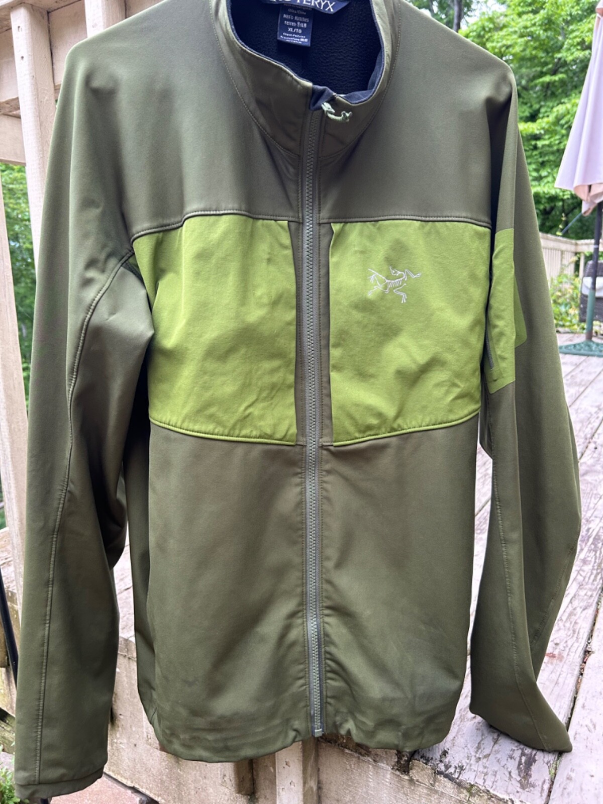 Mens Arcteryx Gamma Full Zip Polartec Jacket Size XL Green Mens Arcteryx Gamma Full Zip Polartec Jacket Size XL Green