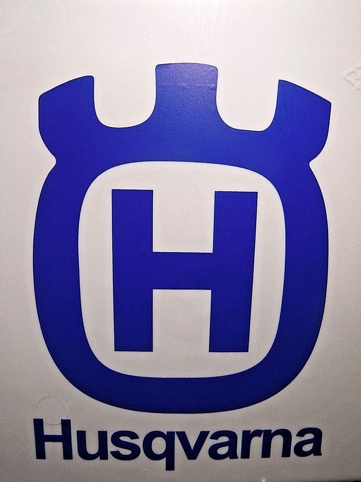 HUSQVARNA CUSTOM LETTERING ID LOGO & TEXT STICKER DECAL 3