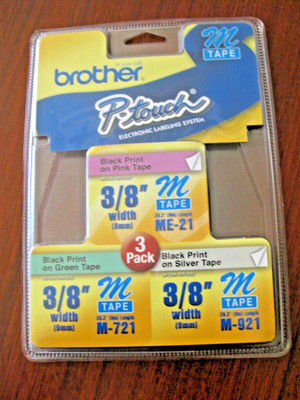 Brother tape p-touch 9mm 3/8'' me793