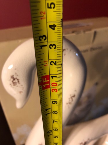 Cracker Barrel Exclusive Home Decor Farmhouse 13” Ceramic Swan BRAND NEW IN BOX