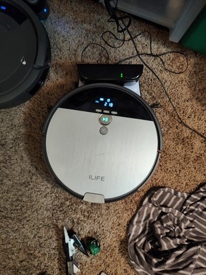 ILIFE V8s Robot Vacuum and Mop Combo Big 750ml Dustbin Enhanced Suction Inlet...