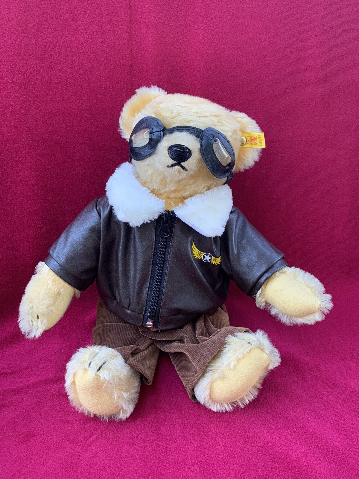 【希少】Steiff シュタイフ 1909 Teddy Bear 0165/38 Vintage 14