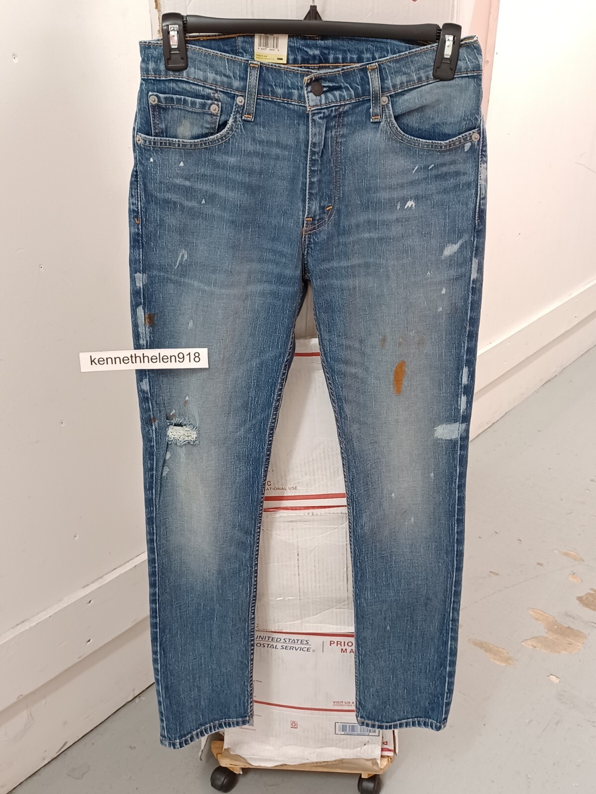 パンツ Levi's/Paint stains Mole skine pants Levi´s/Paint stains Mole skine pants