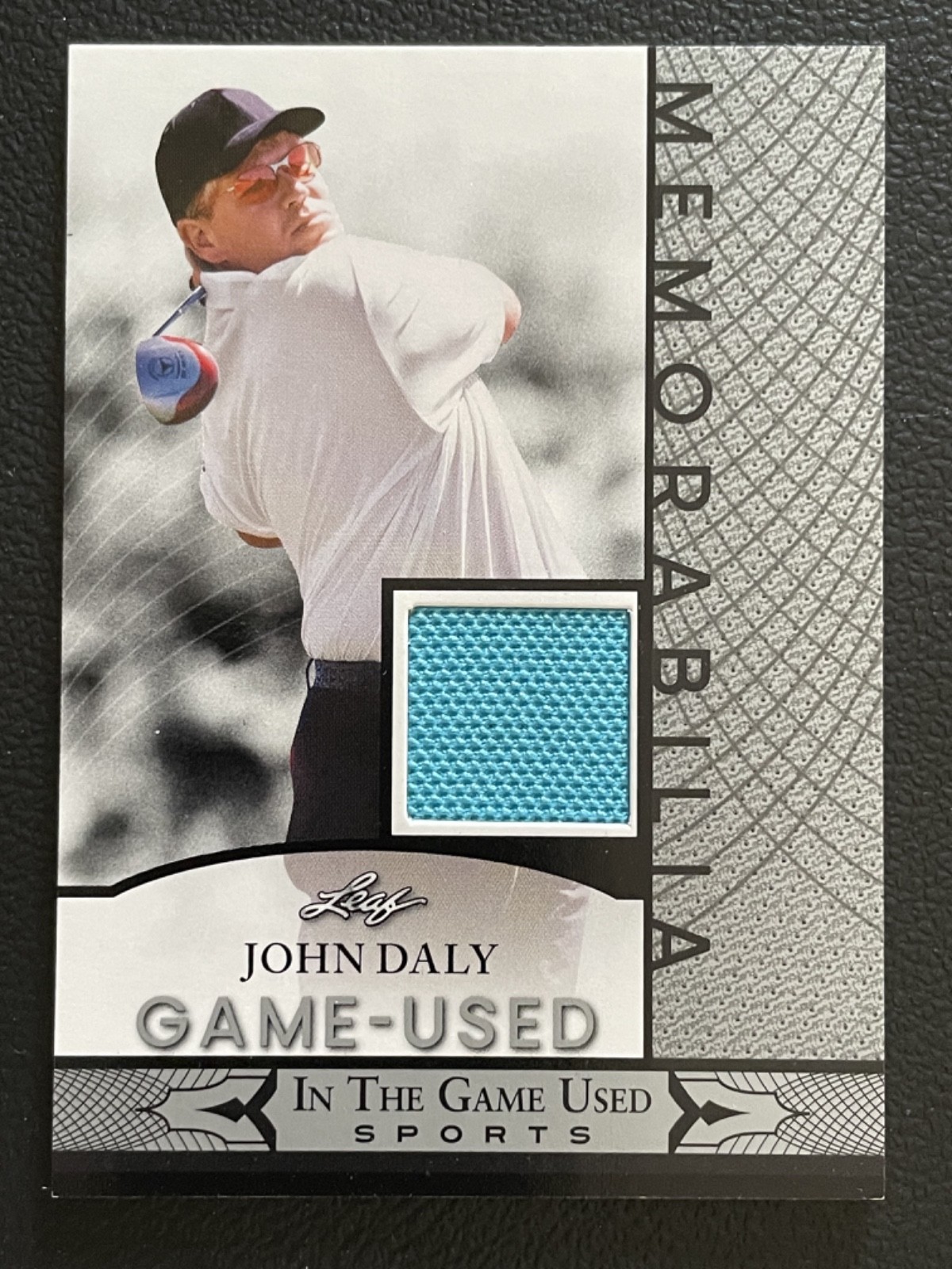 2024 Leaf In The Game Used Memorabilia Silver John Daly Jersey