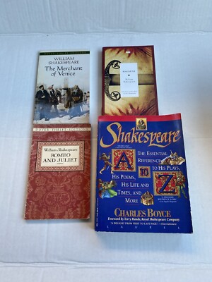Shakespeare Book Lot Romeo And Juliet Macbeth The Merchant Of Venice￼