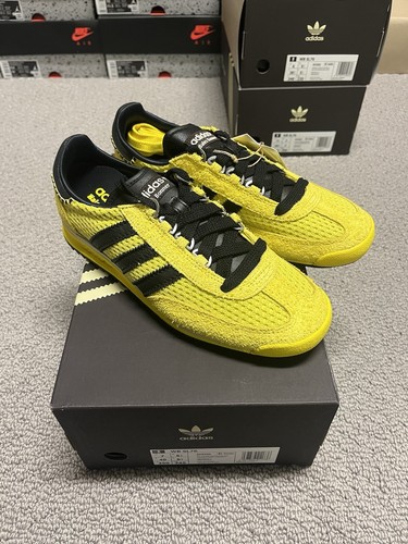 Wales Bonner × adidas Originals SL76 x Wales Bonner SL76 leather-trimmed sneakers in blue