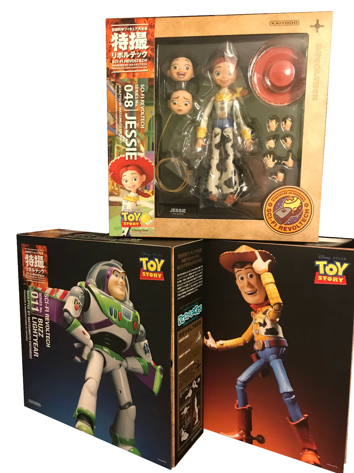 Sci-Fi Revoltech 048 011 010 Toy Story Jessie buzz lightyear