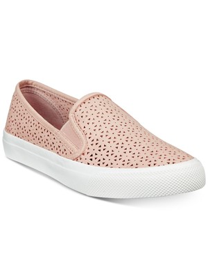 

SPERRY Женские розовые спортивные кроссовки без шнуровки с круглым носком Flex Traction Seaside, Розовый, STS82416