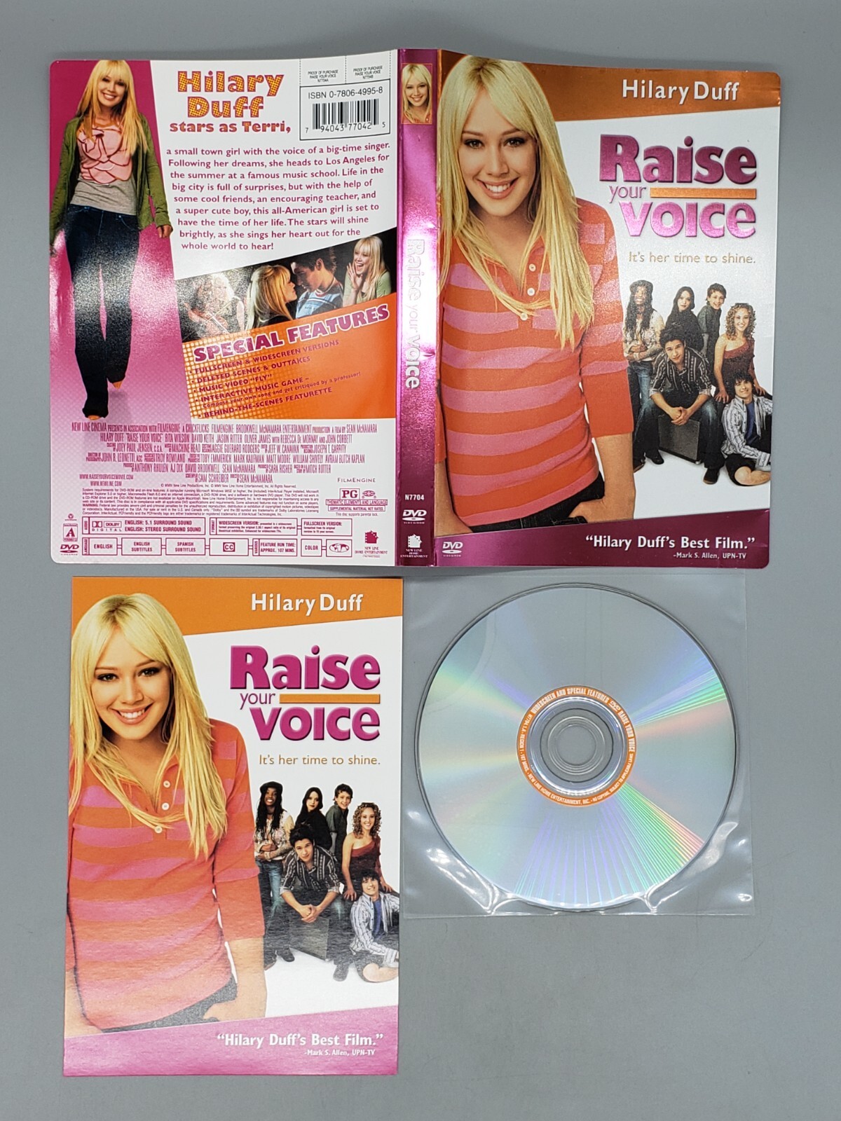 Raise Your Voice (DVD) No Case No Tracking | eBay UK