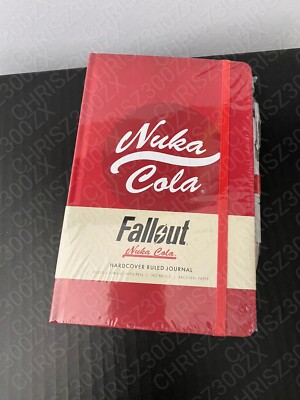 Fallout 4 76 Nuka Cola Girl Hardcover Ruled Journal Notebook Pad + Pen Figure