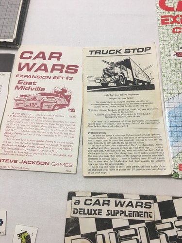 Car War Supplements Steve jackson Incomplete Truck Stop East Midville Dueltrack