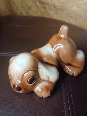 Vintage Lichten Ware ''Milo'' Puppy Figurine  1940's Signed