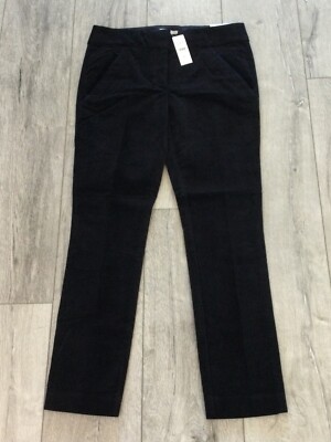Ann Taylor LOFT Black Velvety Modern Skinny Pants Size 6. Orig. $69.99. NEW.