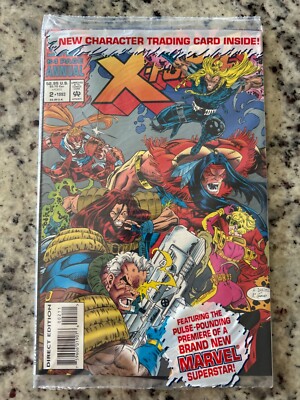 X-Force #2 Annual Vol. 1 (Marvel, 1993) Key! 1st App Adam-X Polybag W/card, VF+