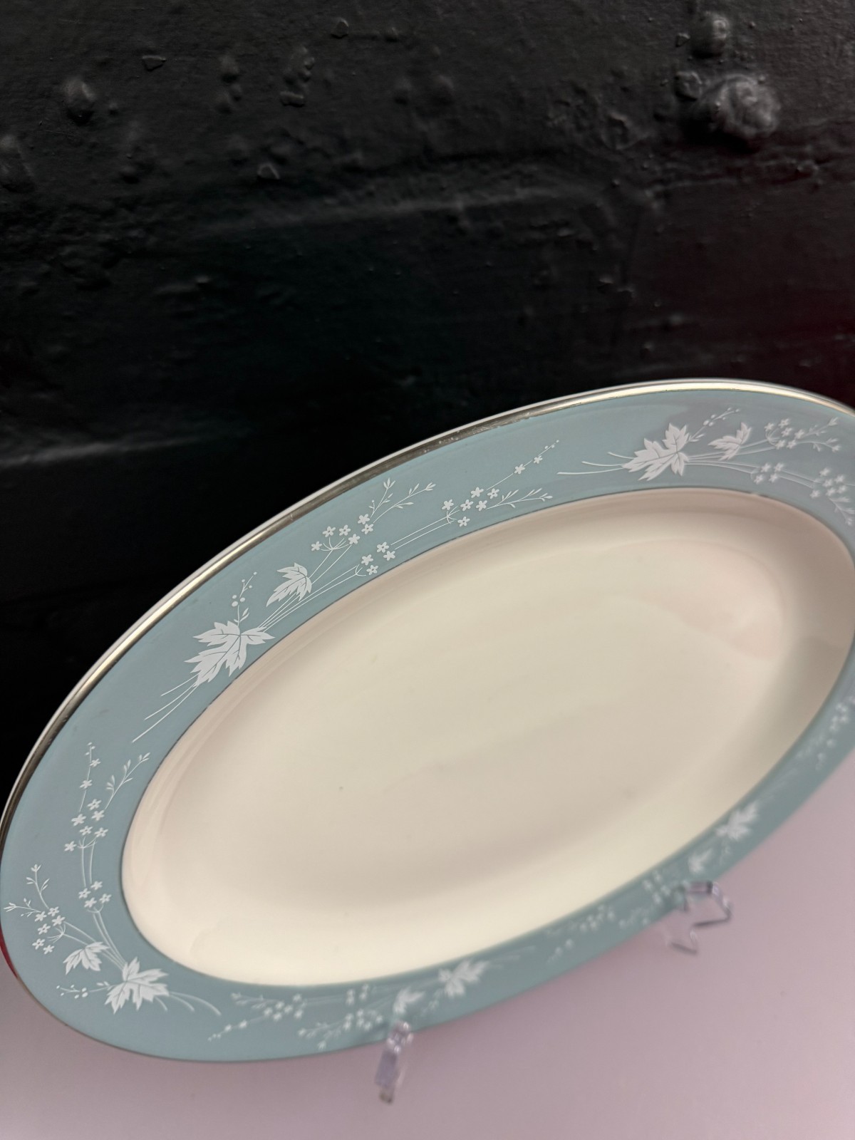 Royal Doulton Reflection Oval Carving Serving Platter Plate 33.5 cm x 25.5 cm