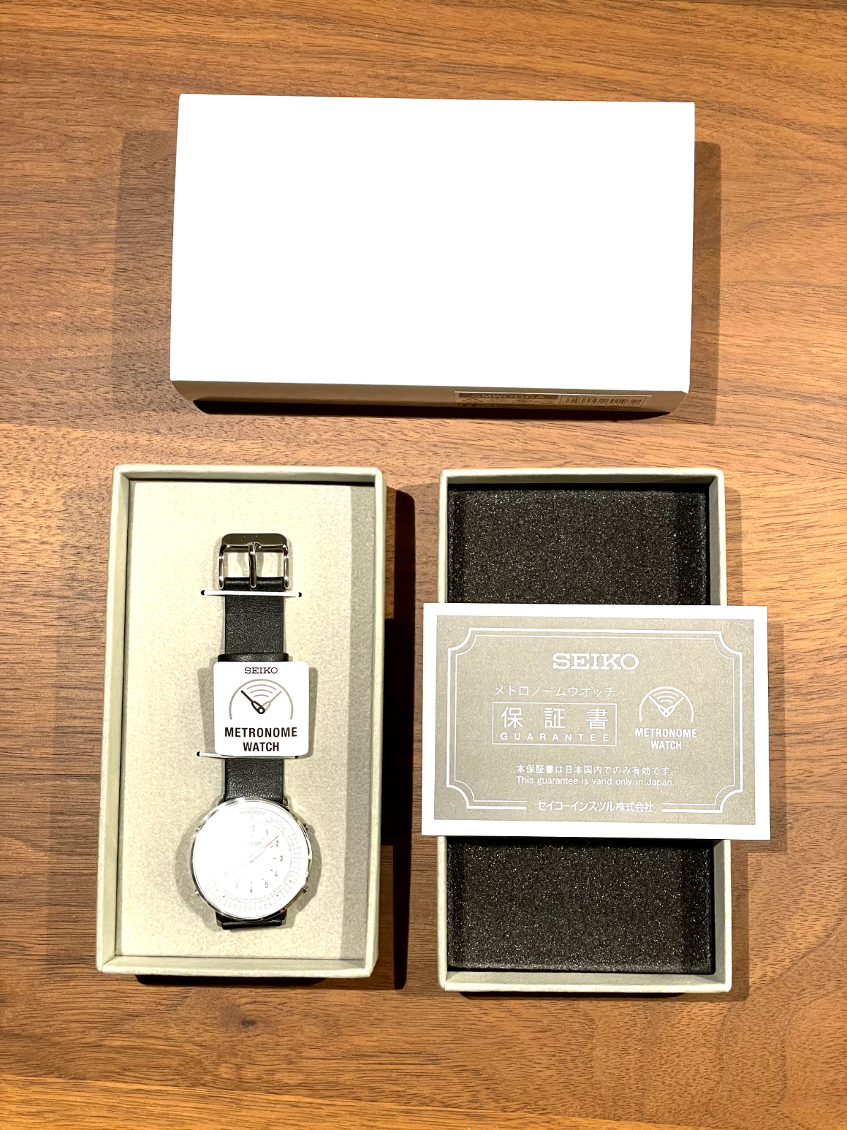 Pre-owned Seiko Metronome Watch Standard Line Color Monotone Smw006a Japan