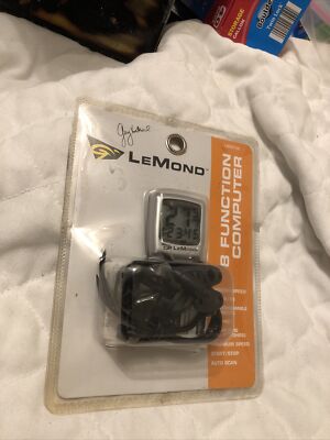 Guy LeMond Bicycle 8 Function Computer Speedometer Odometer Etc Factory Sealed