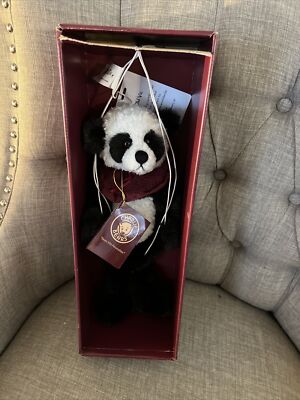2021 Charlie Bears Old Vic Panda Marionette  14  Plush Collection NEW