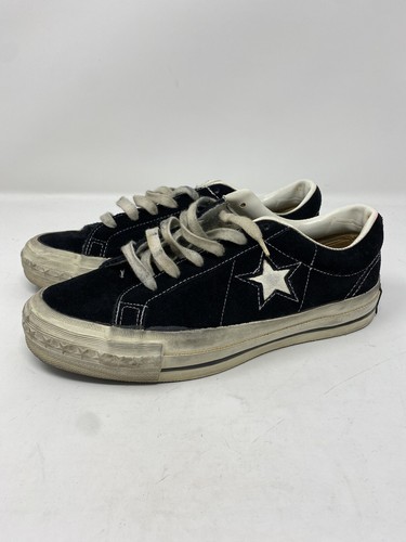 Vintage 90's Black Converse One Star Made in USA Suede Men Vintage 90's Black Converse One Star Made in USA Suede Men