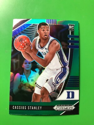 2020-21 Panini Prizm Draft Picks CASSIUS STANLEY Green Prizm Card