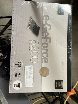 EVGA NVidia  e-Geforce 6200 LE Graphics Card 255MB On Board/512MB Supporting