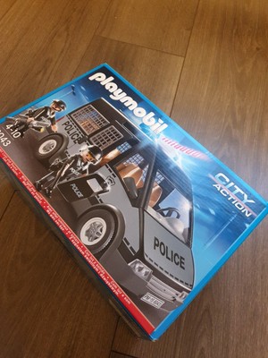 playmobil police van with lights & sound