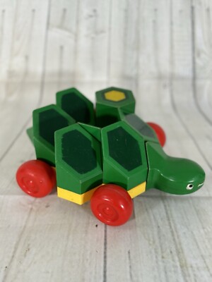 Fun To Learn Int l Vintage Block Turtle 1970 s Toy Motor Skills Fun