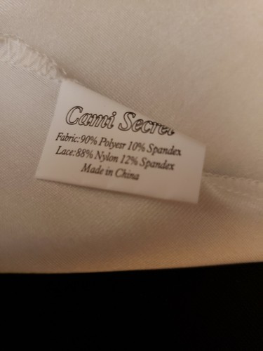 Set/8 Cami Secret Snap-on Mock Camisoles Black White Neutral Bright Colors C32