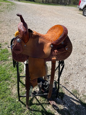 Ed Wright Fully Tooled Barrel Saddle 