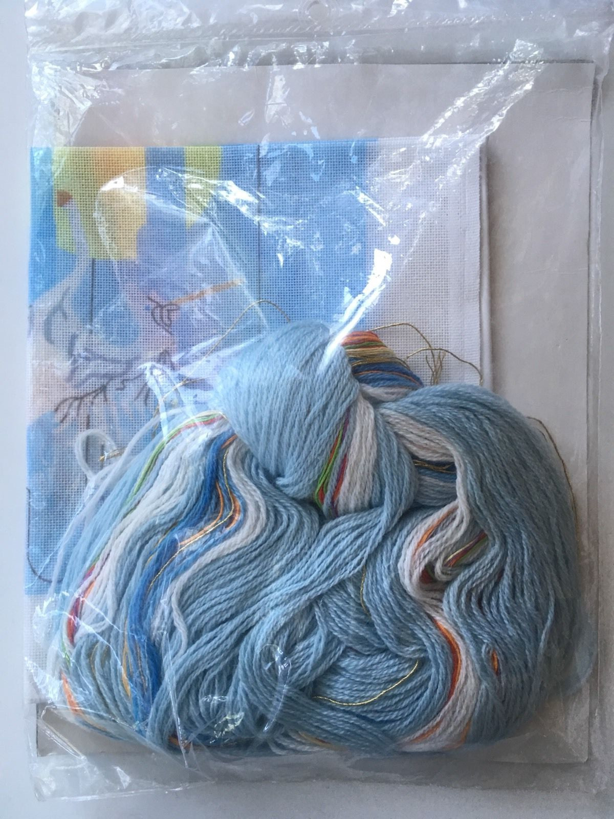 1982 Something Special Unicorn Meets Pegasus Longstitch Needlepoint Kit #30276