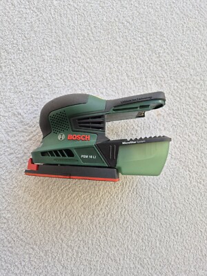 Bosch Sander PSM 18 Li Cordless 18V Orbit Diameter 1.6 mm "Unit Only"