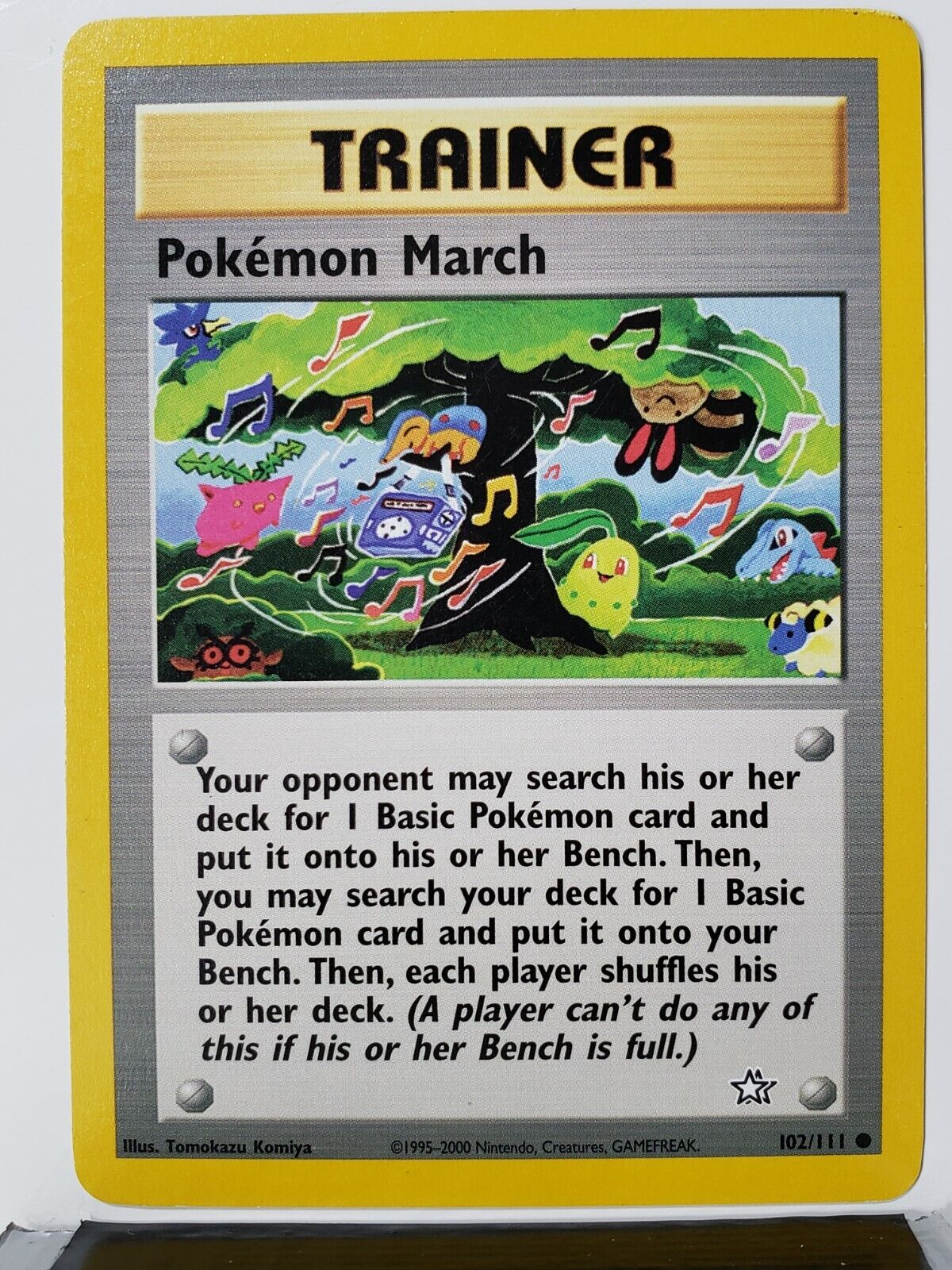 Pokemon March 102/111 - VLP / NM - Neo Genesis Pokemon Card Pokemon March 102/111 - VLP / NM - Neo Genesis Pokemon Card