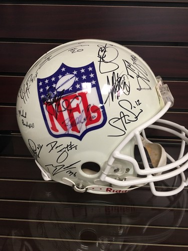 2007 NFL Draft Class Signed Full Sized Helmet Peterson, Johnson, Lynch JSA