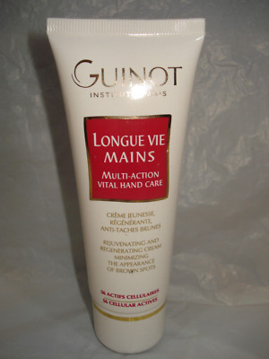 Guinot Longue Vie Mains Multi Action Vital Hand Care 2.5oz/75ml