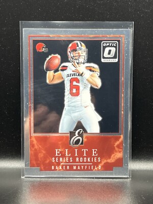 2018 Panini Donruss Optic BAKER MAYFIELD RC Elite Series Rookie RES-BM Browns