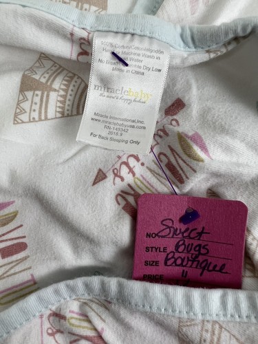 MIRACLE Baby Swaddle Blanket Wrap Cotton Adventure Awaits