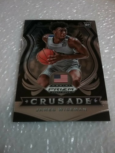 James Wiseman Warriors 2020 Panini Prizm Draft Picks Crusade