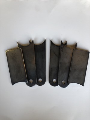 (4) 6-1/2  Axle Bracket Set W/back 4 Link Brackets Air Bags Air Ride Suspension