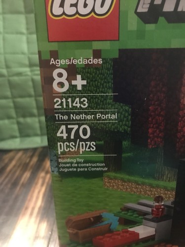 LEGO Minecraft The Nether Portal 21143 Building Kit (470 Piece)