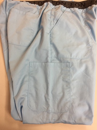 EON Scrubs Extra Large Pants Light Blue Style #7348