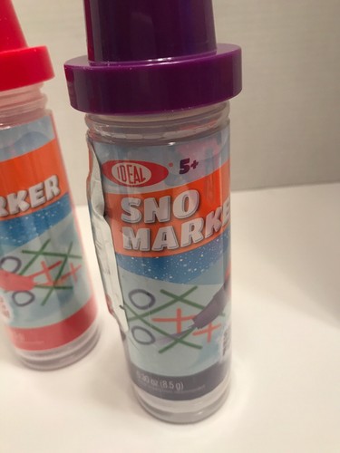 (2) Snow Color Marker/Paint Set, Pink/Purple Kids Gift Snowman Sno-marker