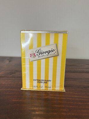 New GIORGIO BY GIORGIO BEVERLY HILLS Women s PERFUME 1/4 OZ 7.5mL Vintage