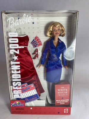 Barbie for President 2000 Doll The White House Project Toys R Us Exclusive NRFB