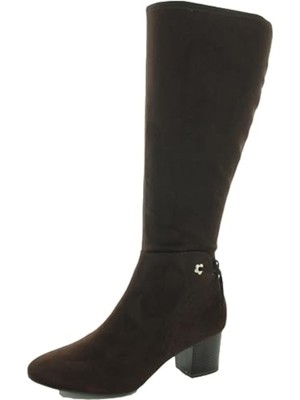 Женские ботинки CHARTER CLUB шоколадно-коричневого цвета с цветочным узором Jaccque Almond Boots, 6,5 м