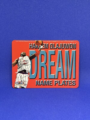 1999 SKYBOX NAME PLATES HAKEEM OLAJUWON #5       A-2-1
