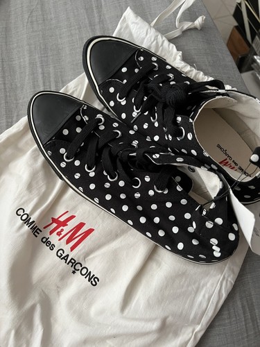 Comme Des Garcons x H&M Women Size 9 Polka Dot Midtop Comme Des Garcons x H&M Women Size 9 Polka Dot Midtop
